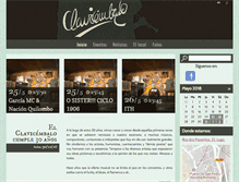 Tablet Screenshot of clavicembalo.com